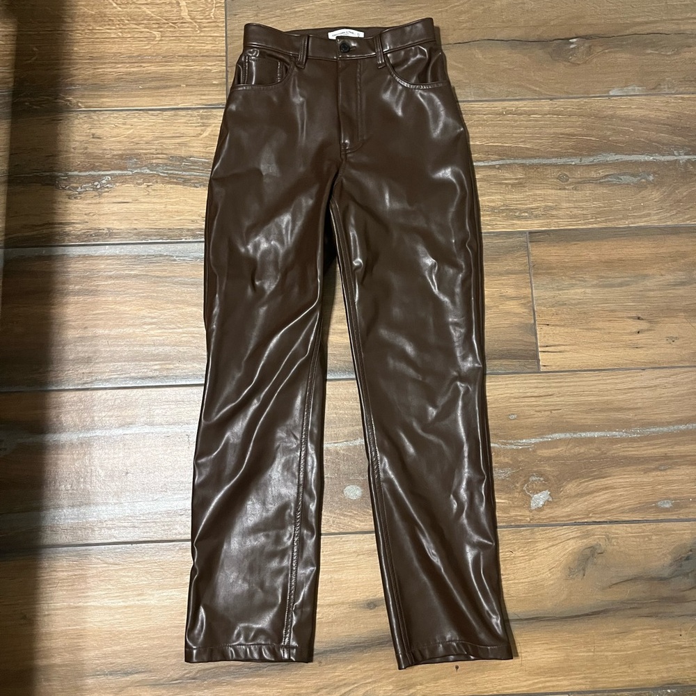 Abercrombie & Fitch leather pants